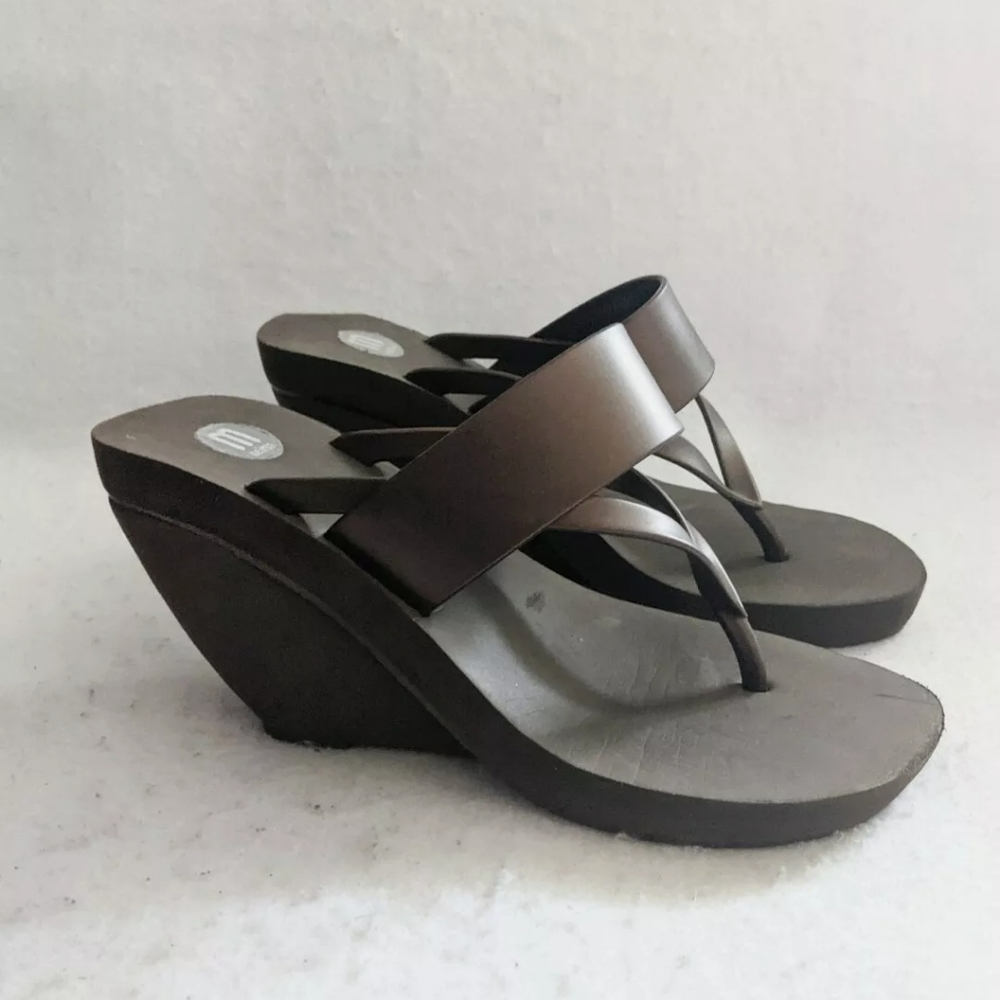 Melissa Brown Wedge Sandals